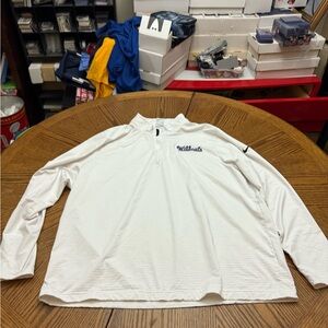 Nike White K-State (Team Issued) Dri-FIT Pullover